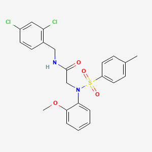 N-(2,4-dichlorobenzyl)-N~2~-(2-methoxyphenyl)-N~2~-[(4-methylphenyl)sulfonyl]glycinamide