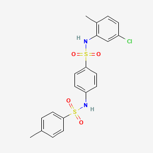 N-(4-{[(5-chloro-2-methylphenyl)amino]sulfonyl}phenyl)-4-methylbenzenesulfonamide