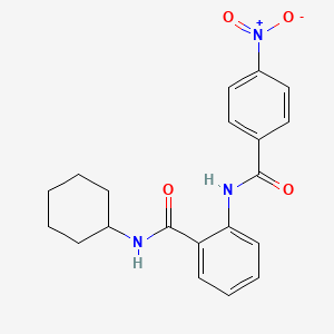 N-cyclohexyl-2-[(4-nitrobenzoyl)amino]benzamide