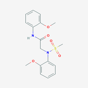 N~1~,N~2~-bis(2-methoxyphenyl)-N~2~-(methylsulfonyl)glycinamide