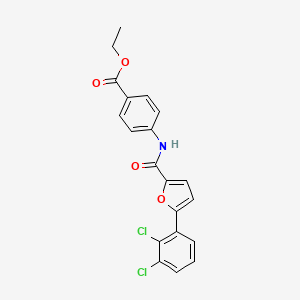 ethyl 4-{[5-(2,3-dichlorophenyl)-2-furoyl]amino}benzoate