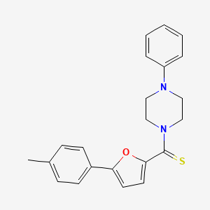 1-{[5-(4-methylphenyl)-2-furyl]carbonothioyl}-4-phenylpiperazine