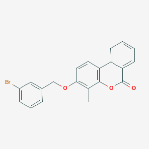 3-[(3-BROMOPHENYL)METHOXY]-4-METHYL-6H-BENZO[C]CHROMEN-6-ONE