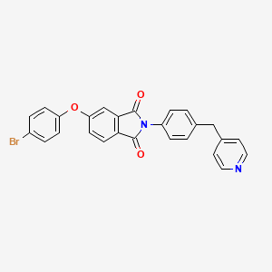 5-(4-BROMOPHENOXY)-2-[4-(4-PYRIDYLMETHYL)PHENYL]-1H-ISOINDOLE-1,3(2H)-DIONE