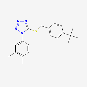 5-[(4-tert-butylbenzyl)thio]-1-(3,4-dimethylphenyl)-1H-tetrazole