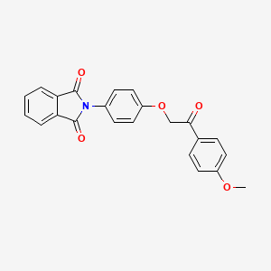 2-{4-[2-(4-methoxyphenyl)-2-oxoethoxy]phenyl}-1H-isoindole-1,3(2H)-dione