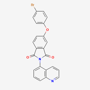 5-(4-BROMOPHENOXY)-2-(5-QUINOLYL)-1H-ISOINDOLE-1,3(2H)-DIONE