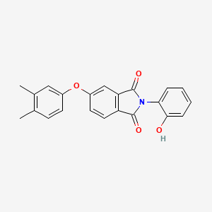 5-(3,4-DIMETHYLPHENOXY)-2-(2-HYDROXYPHENYL)-2,3-DIHYDRO-1H-ISOINDOLE-1,3-DIONE