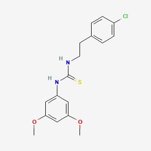 1-[2-(4-Chlorophenyl)ethyl]-3-(3,5-dimethoxyphenyl)thiourea