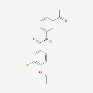 N-(3-acetylphenyl)-3-bromo-4-ethoxybenzamide