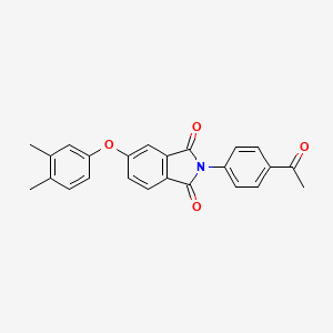 2-(4-acetylphenyl)-5-(3,4-dimethylphenoxy)-1H-isoindole-1,3(2H)-dione