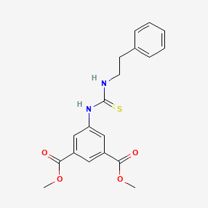 DIMETHYL 5-{[(PHENETHYLAMINO)CARBOTHIOYL]AMINO}ISOPHTHALATE