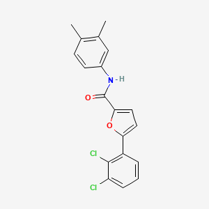 5-(2,3-dichlorophenyl)-N-(3,4-dimethylphenyl)furan-2-carboxamide