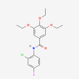 N-(2-chloro-4-iodophenyl)-3,4,5-triethoxybenzamide