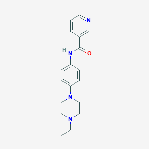 N-[4-(4-ethylpiperazin-1-yl)phenyl]pyridine-3-carboxamide