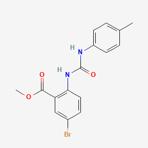 Methyl 5-bromo-2-[(4-toluidinocarbonyl)amino]benzoate