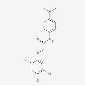 N-[4-(dimethylamino)phenyl]-2-(2,4,5-trichlorophenoxy)acetamide