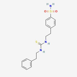 4-(2-{[(PHENETHYLAMINO)CARBOTHIOYL]AMINO}ETHYL)-1-BENZENESULFONAMIDE