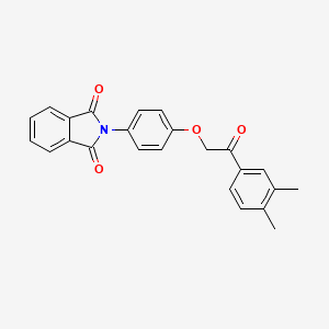 2-{4-[2-(3,4-dimethylphenyl)-2-oxoethoxy]phenyl}-1H-isoindole-1,3(2H)-dione