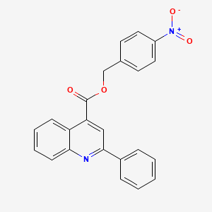 (4-Nitrophenyl)methyl 2-phenylquinoline-4-carboxylate