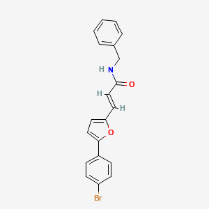 (E)-N-benzyl-3-[5-(4-bromophenyl)furan-2-yl]prop-2-enamide