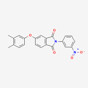 5-(3,4-dimethylphenoxy)-2-(3-nitrophenyl)-1H-isoindole-1,3(2H)-dione