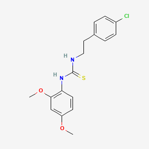 N-[2-(4-chlorophenyl)ethyl]-N'-(2,4-dimethoxyphenyl)thiourea