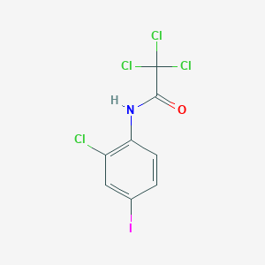 2,2,2-trichloro-N-(2-chloro-4-iodophenyl)acetamide