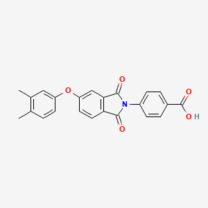 4-[5-(3,4-dimethylphenoxy)-1,3-dioxo-1,3-dihydro-2H-isoindol-2-yl]benzoic acid