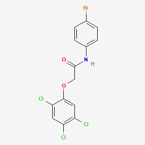 N-(4-bromophenyl)-2-(2,4,5-trichlorophenoxy)acetamide