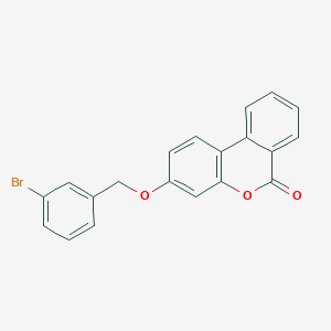 3-[(3-BROMOPHENYL)METHOXY]-6H-BENZO[C]CHROMEN-6-ONE