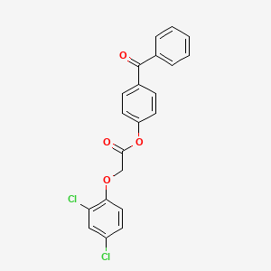 (4-Benzoylphenyl) 2-(2,4-dichlorophenoxy)acetate