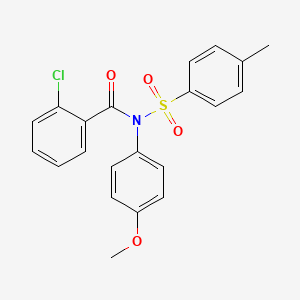 2-CHLORO-N-(4-METHOXYPHENYL)-N-(4-METHYLBENZENESULFONYL)BENZAMIDE