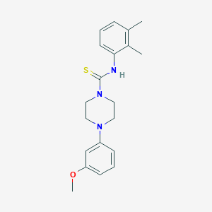 N-(2,3-dimethylphenyl)-4-(3-methoxyphenyl)piperazine-1-carbothioamide