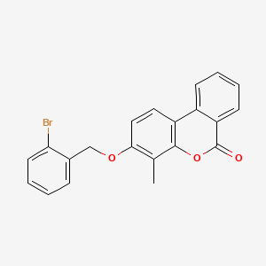 3-[(2-BROMOPHENYL)METHOXY]-4-METHYL-6H-BENZO[C]CHROMEN-6-ONE