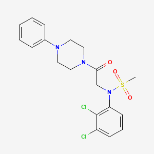 N-(2,3-dichlorophenyl)-N-[2-oxo-2-(4-phenyl-1-piperazinyl)ethyl]methanesulfonamide