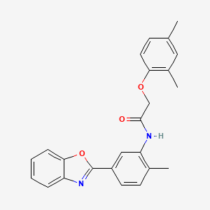 N-[5-(1,3-benzoxazol-2-yl)-2-methylphenyl]-2-(2,4-dimethylphenoxy)acetamide