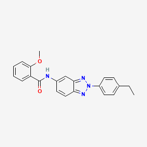 N-[2-(4-ethylphenyl)-2H-benzotriazol-5-yl]-2-methoxybenzamide