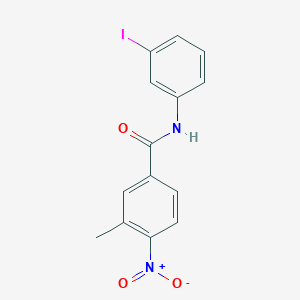 N-(3-iodophenyl)-3-methyl-4-nitrobenzamide