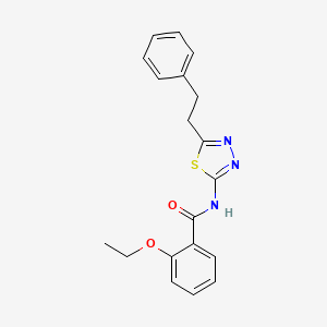 2-ethoxy-N-[5-(2-phenylethyl)-1,3,4-thiadiazol-2-yl]benzamide