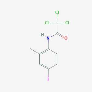 2,2,2-trichloro-N-(4-iodo-2-methylphenyl)acetamide