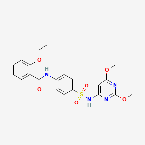 N-[4-[(2,6-dimethoxypyrimidin-4-yl)sulfamoyl]phenyl]-2-ethoxybenzamide