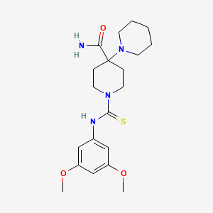 1'-[(3,5-DIMETHOXYPHENYL)CARBAMOTHIOYL]-[1,4'-BIPIPERIDINE]-4'-CARBOXAMIDE