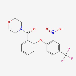 4-{2-[2-nitro-4-(trifluoromethyl)phenoxy]benzoyl}morpholine