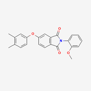 5-(3,4-dimethylphenoxy)-2-(2-methoxyphenyl)-1H-isoindole-1,3(2H)-dione