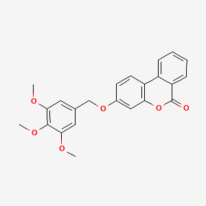 3-[(3,4,5-trimethoxybenzyl)oxy]-6H-benzo[c]chromen-6-one