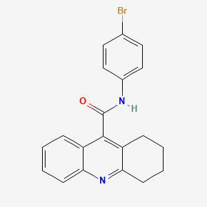 N-(4-bromophenyl)-1,2,3,4-tetrahydroacridine-9-carboxamide