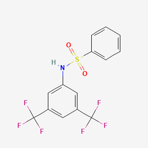 N-[3,5-bis(trifluoromethyl)phenyl]benzenesulfonamide