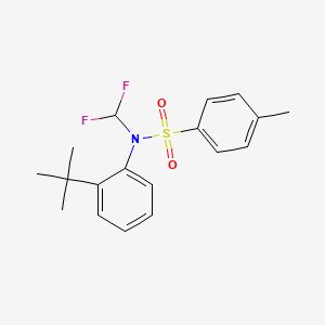 N-(2-tert-butylphenyl)-N-(difluoromethyl)-4-methylbenzenesulfonamide