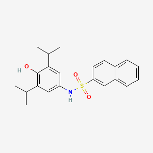 N-(4-hydroxy-3,5-diisopropylphenyl)-2-naphthalenesulfonamide